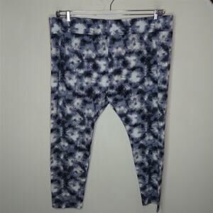 LOGO Lori Goldstein Pants Tie Dye Stretch Pull On